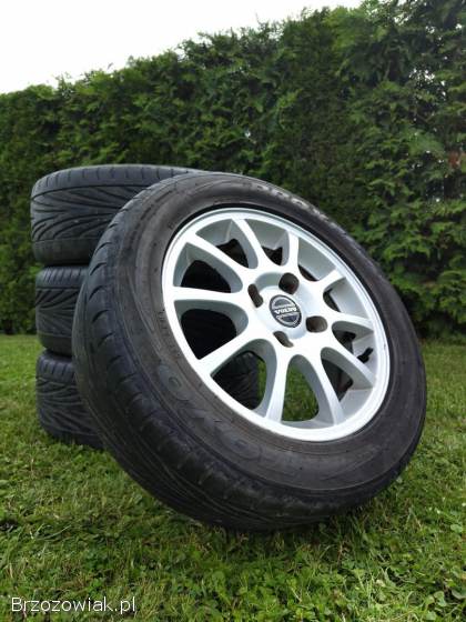 Koła Alufelgi 15 Volvo 4x114.  3 z oponami 205/55 R15 Toyo Letnie