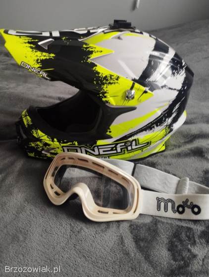 Kask oneal model Mx-607+gogle