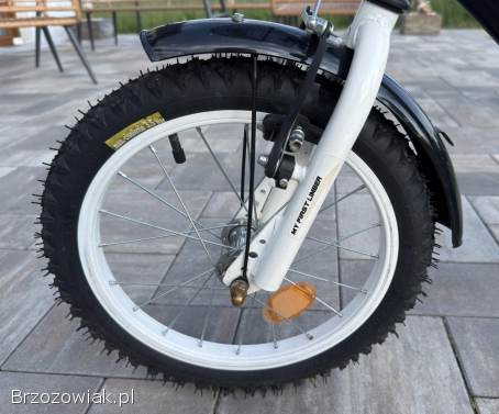 Rower dziecięcy 16 LIMBER BOY czarno-czerwony