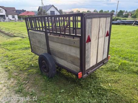 Przyczepa rolnicza dwukołówka