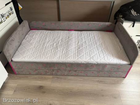 Łóżko tapicerowane dla dziewczynki 160x80 + gratisy