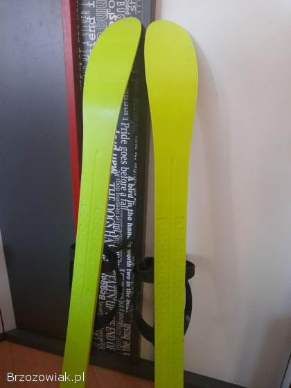 Narty dziecięce z kijkami 90cm