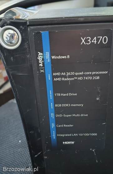 Acer Aspire X3470 kompaktowy komputer stacjonarny
