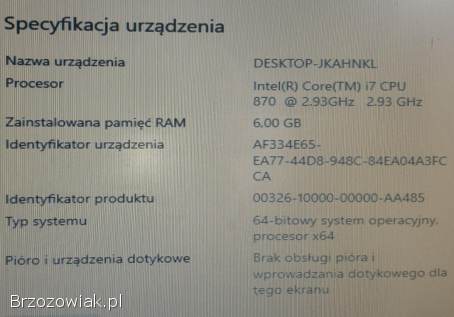 Komputer Medion i7 6GB GT 440 WIFI