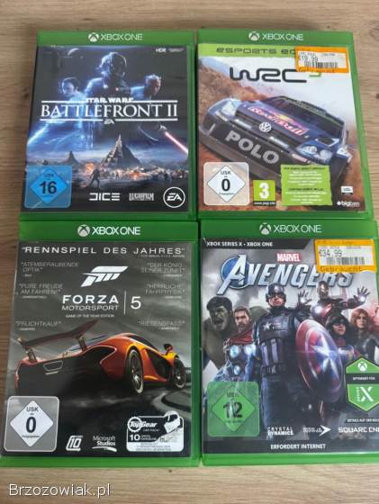 Xbox One + kamera+ kierownica + 2 pady +gry