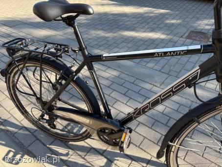 SPRZEDAM -  KROSS Rower męski TRANS 1.  0 28 czarny mało używany,  niezniszczony