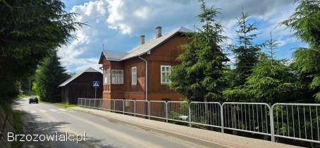 Dom piętrowy + stodoła 80 m²,  działka 28 arów – Stara Wieś k.  Brzozowa
