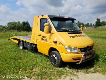 Sprinter auto laweta bliźniak kat b