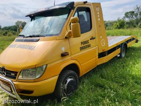 Sprinter auto laweta bliźniak kat b