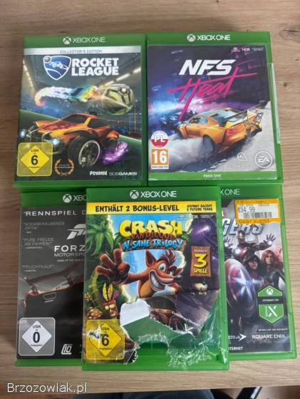 Xbox One -  kierownica -  pady -  kamera -  gry