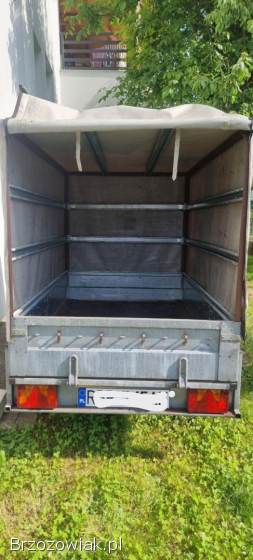 Przyczepka lekka 750kg Solidna z plandeka ZAREJESTROWANA