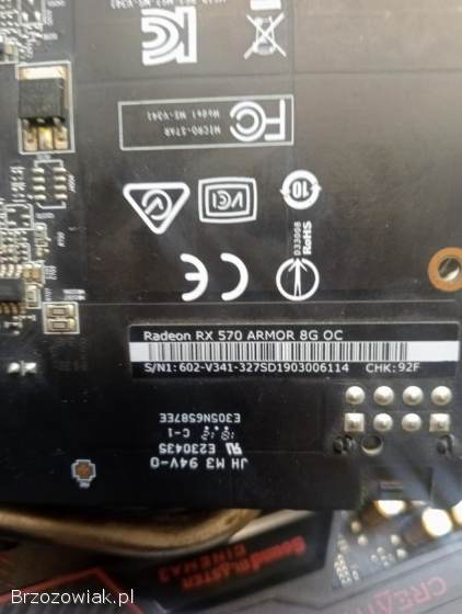Karta Graficzna MSI Radeon RX 570 8GB ARMOR