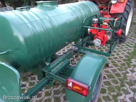 Beczkowóz ogrodowy do nawadniana ogrodu,  sadu motopompa ogrodowa yanmar kubota