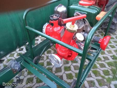 Beczkowóz ogrodowy do nawadniana ogrodu,  sadu motopompa ogrodowa yanmar kubota
