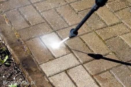 Czyszczenie,  odgrzybianie i odchwaszczanie kostki brukowej