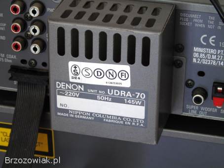 Wieża Denon Amplituner CD Mag AUX PHONO.  DOSTAWA