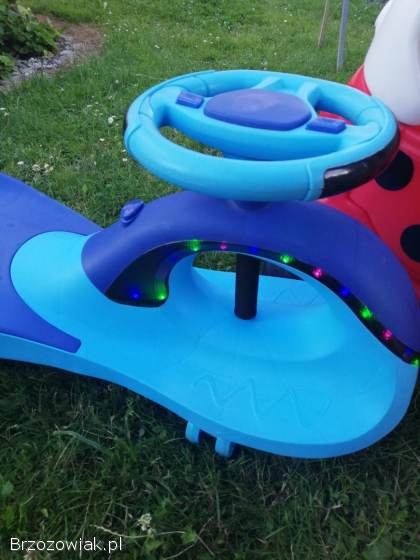 Jeździk twister balansujący grający świecący