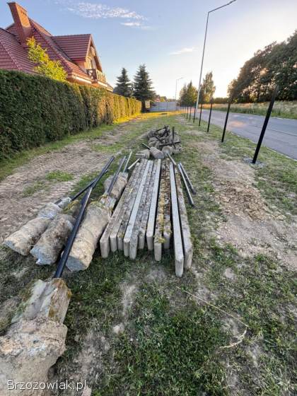 Sprzedam materiały z ogrodzenia