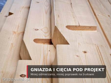 Więźby dachowe CNC -  projekt,  drewno KVH/BSH i gotowe elementy