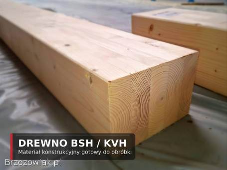 Więźby dachowe CNC -  projekt,  drewno KVH/BSH i gotowe elementy