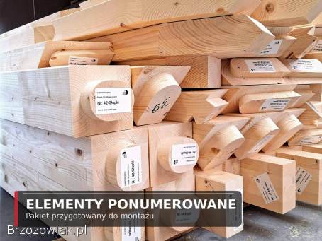 Więźby dachowe CNC -  projekt,  drewno KVH/BSH i gotowe elementy