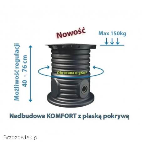 Zbiornik podziemny Compact 4000 l z nadbudową Komfort 4rain