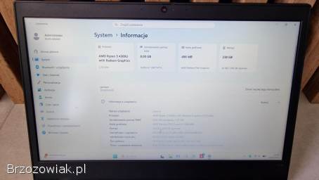 Lenovo ThinkPad L14 Gen1 14 Ryzen 3 4300u 8GB Ram 256GB SSD Windows 11