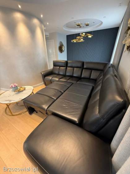 Sofa narożna modułowa z funkcją spania