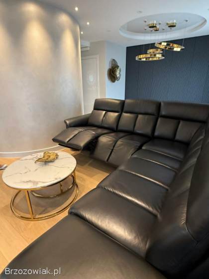Sofa narożna modułowa z funkcją spania