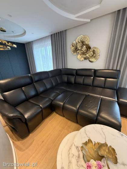 Sofa narożna modułowa z funkcją spania
