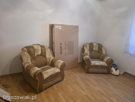 Komplet sofa plus 2 fotele i 2 pufy