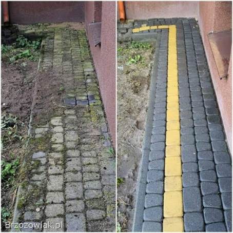 Czyszczenie kostki brukowej