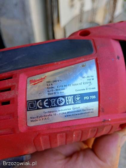 Wiertarka Milwaukee 705 w