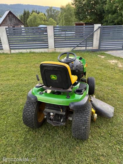 Traktorek ciągniczek kosiarka John Deere L130