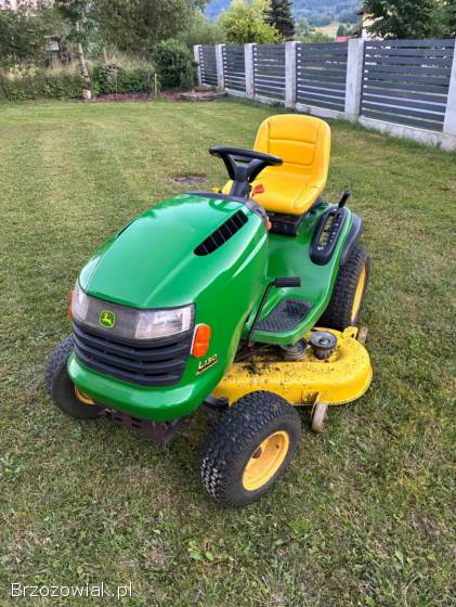 Traktorek ciągniczek kosiarka John Deere L130