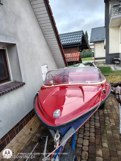 MOTORÓWKA JOHNSON 30 HP OSPRZĘT + PRZYCZEPKA ŁODZI
