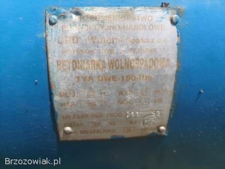Betoniarka 200 L 230v nowy silnik