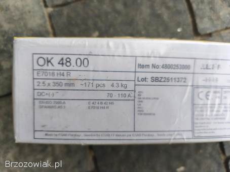 Elektrody Esab ok 48.  00