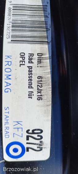 Felgi stalowe 16 opel mokka