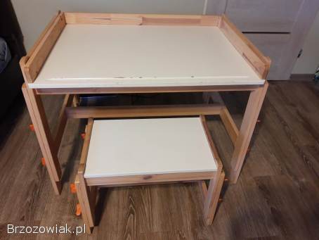Biurko z krzesłem dla dziecka -  FLISAT z IKEA