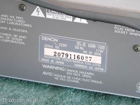 Magnetofon Denon UDR-100 działa,  ładny.  WYSYŁKA.