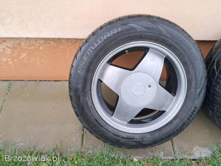 Felgi aluminiowe + opony letnie 15 Cal do AUDI B3/B4