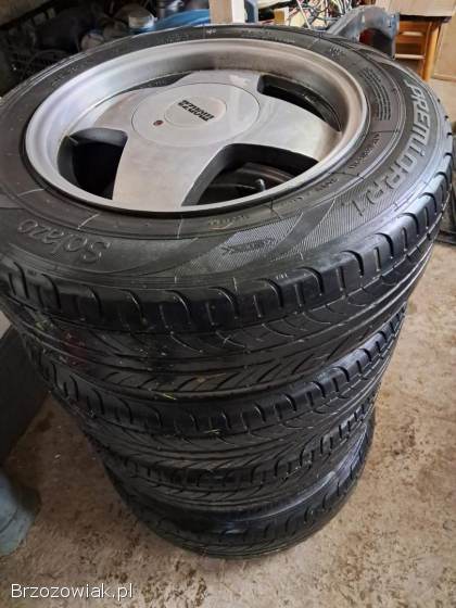 Felgi aluminiowe + opony letnie 15 Cal do AUDI B3/B4