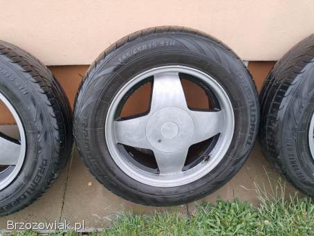 Felgi aluminiowe + opony letnie 15 Cal do AUDI B3/B4