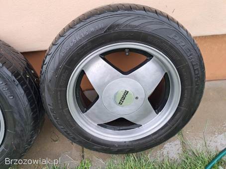 Felgi aluminiowe + opony letnie 15 Cal do AUDI B3/B4