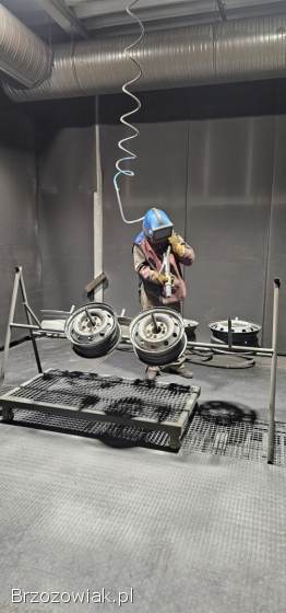 Lakiernia proszkowa i śrutownia-stal,  aluminium,  renowacja felg