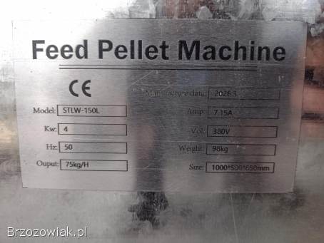 Granulator do pasz / pelletu – Model STLW-150L