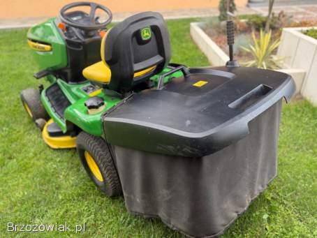 Traktorek kosiarka John Deere X300R Silnik Kawasaki Dwa cylindry 17 Km z Pompą