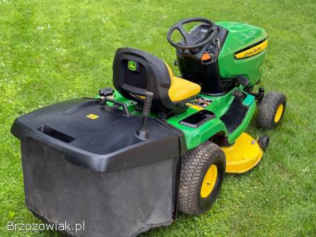 Traktorek kosiarka John Deere X300R Silnik Kawasaki Dwa cylindry 17 Km z Pompą