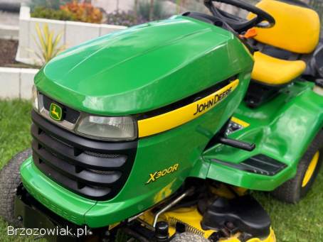 Traktorek kosiarka John Deere X300R Silnik Kawasaki Dwa cylindry 17 Km z Pompą